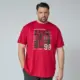 All-size-miesten-pluskoon-punainen-printtit-paita