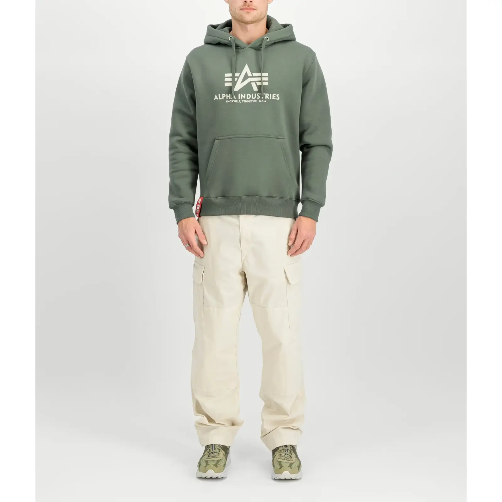 Alpha-Industries-miesten-vihrea-logohuppari