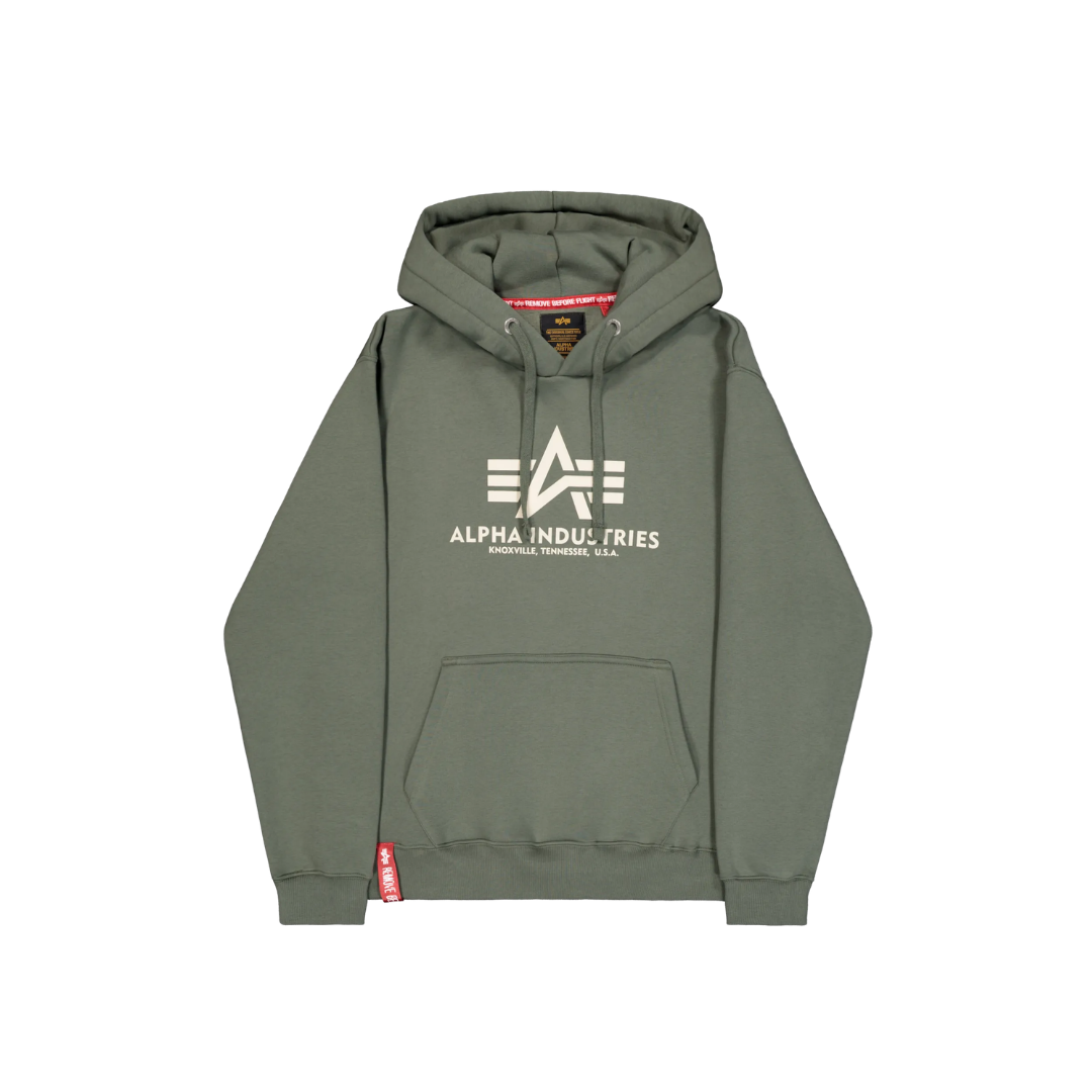 Alpha-Industries-miesten-vihrea-logohuppari