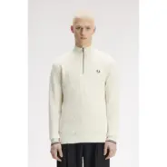 Fred-Perry-luonnonvalkoinen-neulepaita-pystykauluksella-ja-puoli-vetoketjulla