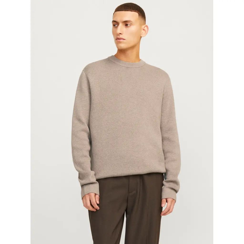JACKJONES-beige-miesten-puuvillainen-neule_