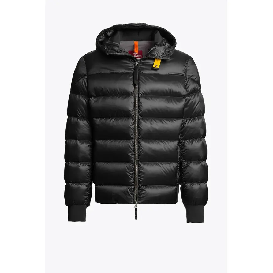 Parajumpers-miesten-muhkea-kiiltavapitainen-musta-untuvatakki