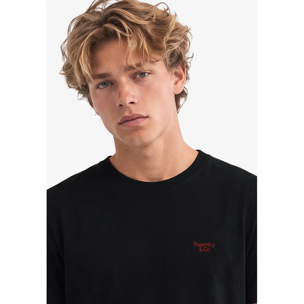 Superdry-miesten-yksivarinen-puuvillainen-t-paita-punaisella-superdry-logolla