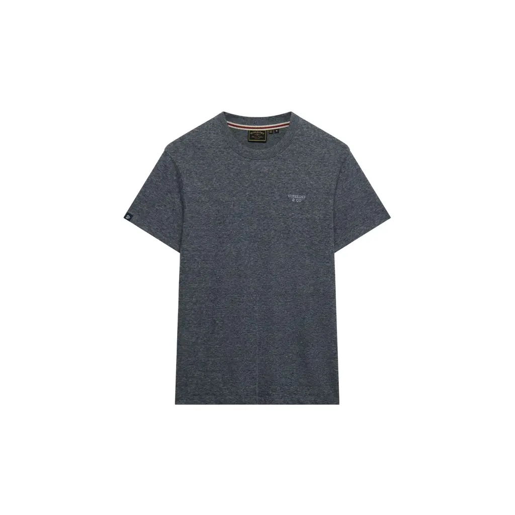 Superdry-miesten-yksivarinen-sini-harmaa-meleerattu-t-aita-logomerkilla