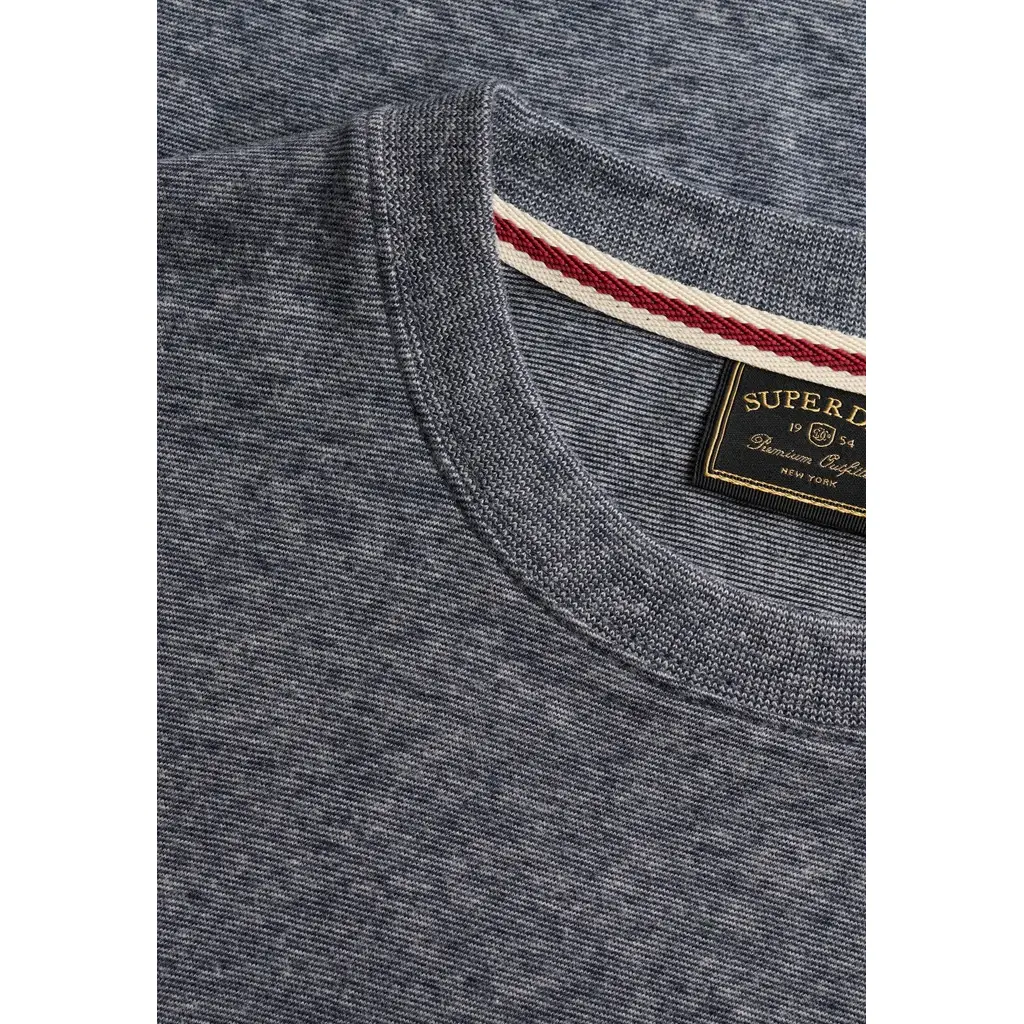 Superdry-miesten-yksivarinen-sini-harmaa-meleerattu-t-aita-logomerkilla