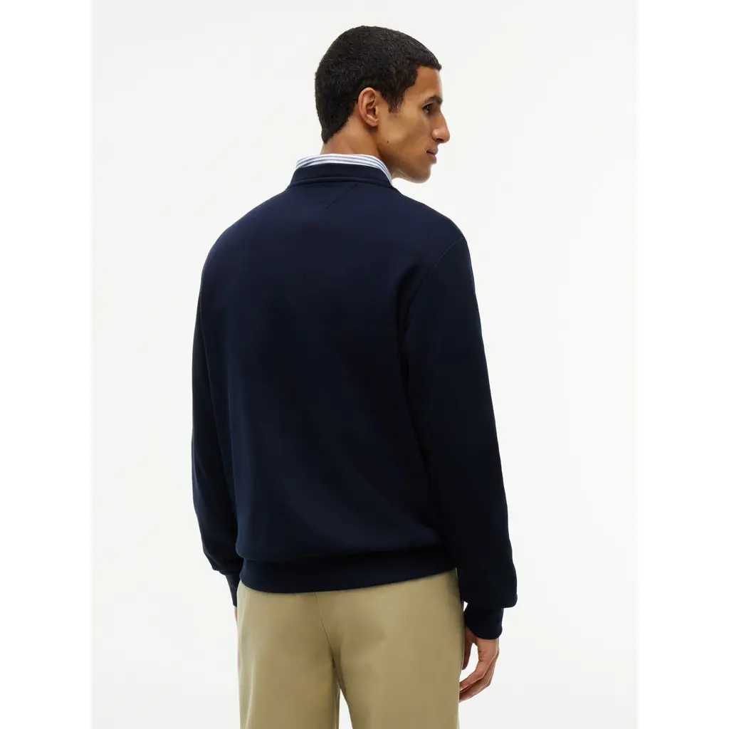 Tommy-Hilfiger-miesten-tumamnsininen-collegepaita-logolla