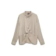 VERO-MODA-beige-kangaspaita-solmuyksityiskohdalla