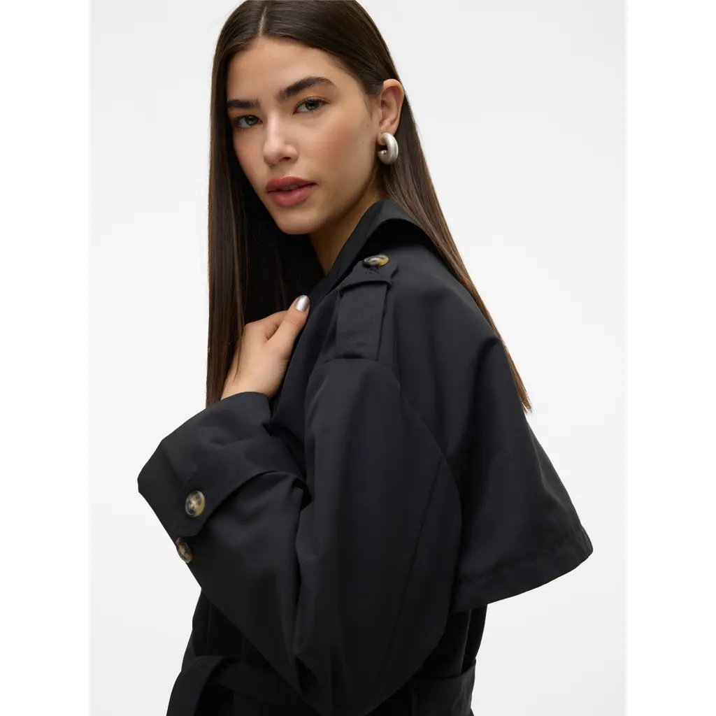 VERO-MODA-naisten-pitka-musta-trenssitakki