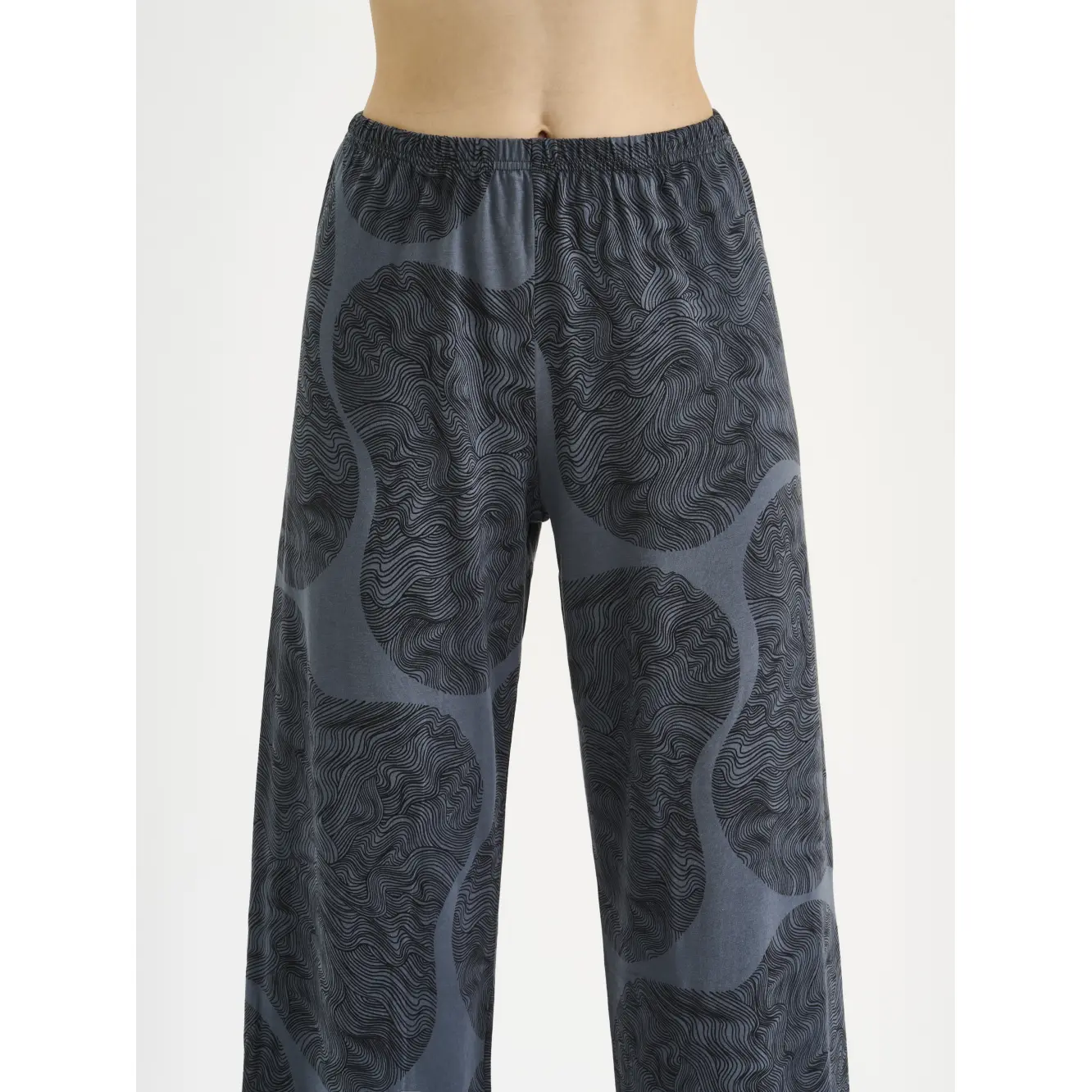 29597-Nanso-Naisten-pyjama-housut-Paasi-1333-tummanharmaa-
