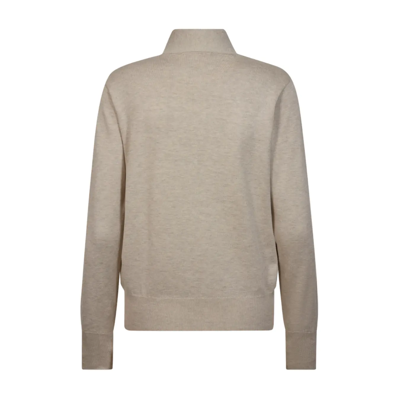 Freequent-naisten-beige-yksivarinen-neule-rusettipaantiella