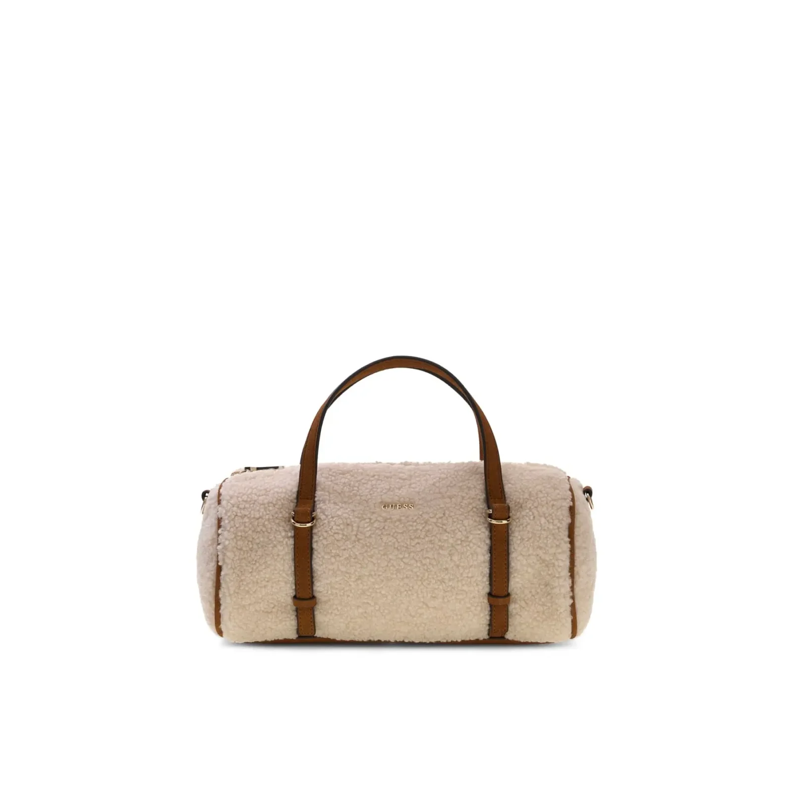 Guess-naisten-beigen-savyinen-Taylor-teddy-putkilaukku