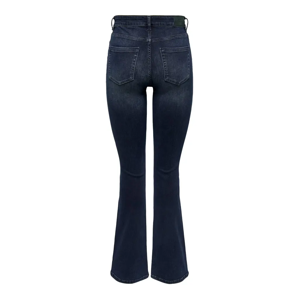 ONLY-tummansiniset-joustavat-naisten-bootcut-farkut-keskikorkealla-vyotarolla