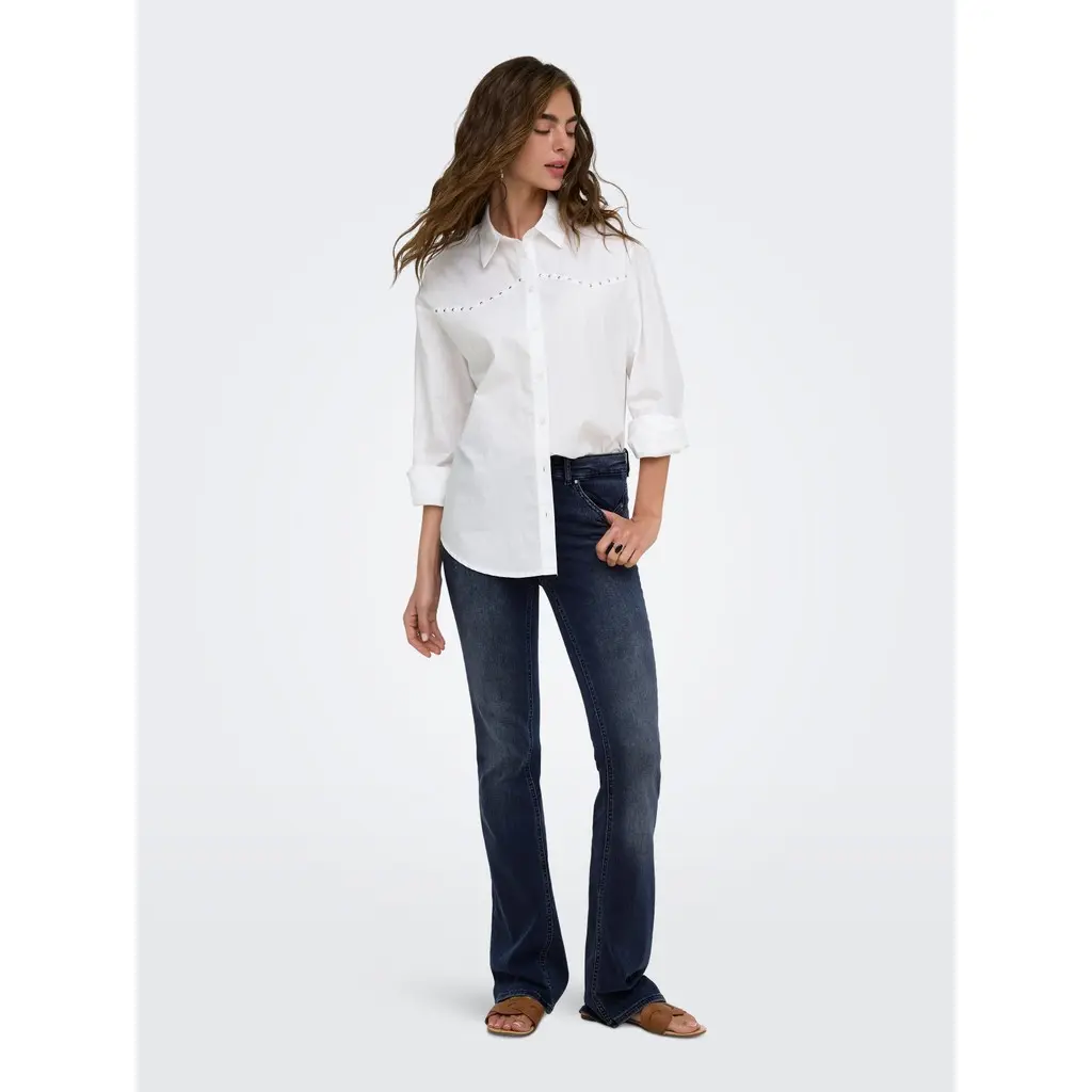 ONLY-tummansiniset-joustavat-naisten-bootcut-farkut-keskikorkealla-vyotarolla