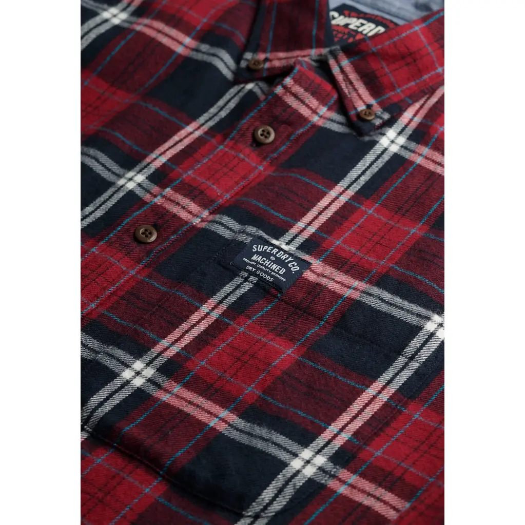 Superdry-miesten-punainen-ruudullinen-flanellipaita