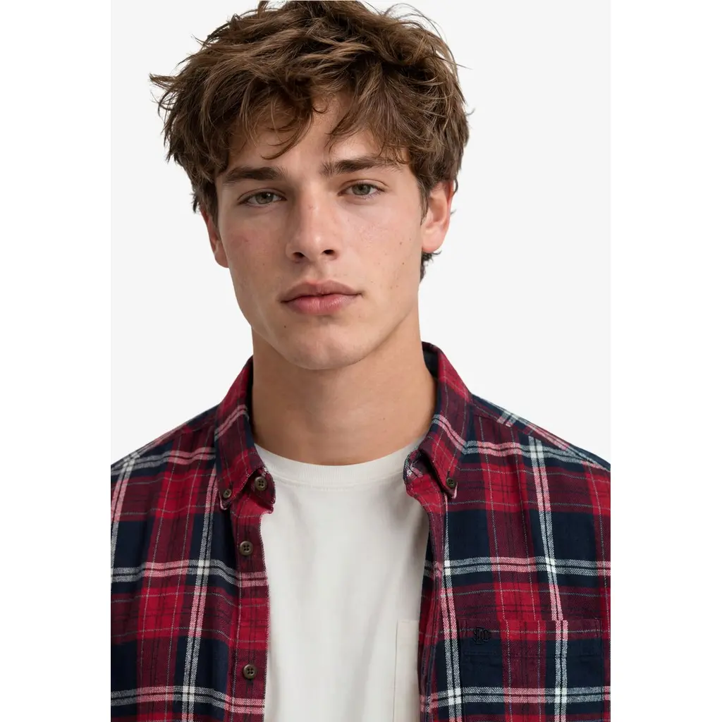 Superdry-miesten-punainen-ruudullinen-flanellipaita