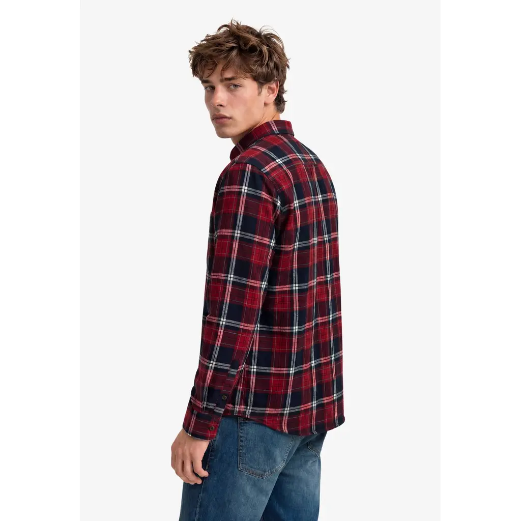 Superdry-miesten-punainen-ruudullinen-flanellipaita