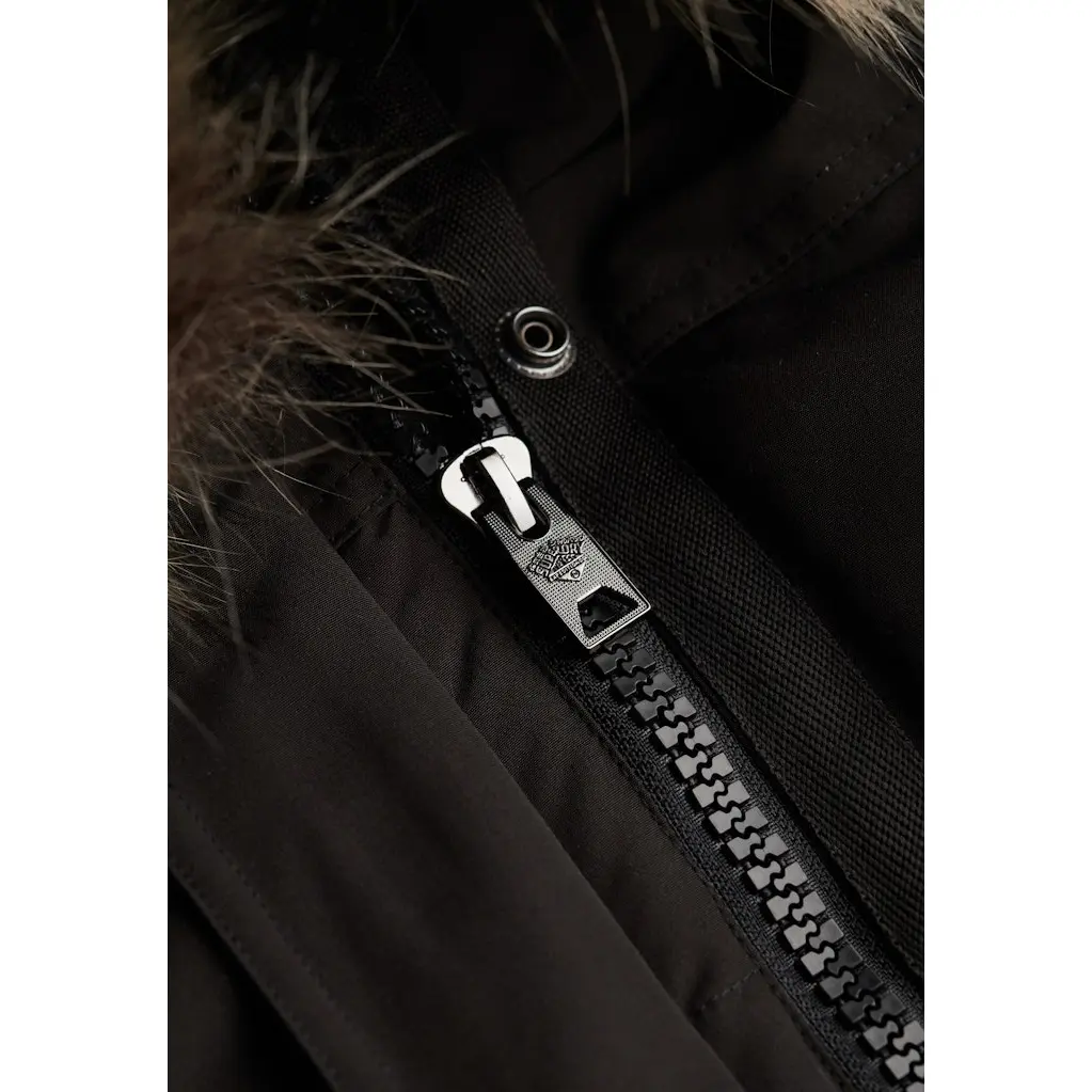 Superdry-naisten-musta-bomberitoppatakki-karvahupulla