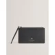 Ted-Baker-musta-nahkainen-korttilompakko-S285623