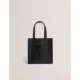 Ted-Baker-naisten-musta-avoin-rusettilaukku-S285973