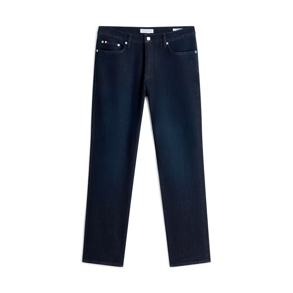 Tommy-Hilfiger-miesten-tummansiniset-tasaisen-variset-siistit-farkut