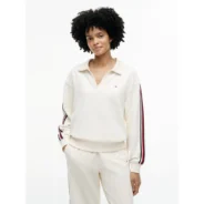 Tommy-Hilfiger-naisten-luonnonvalkoinen-collegepaita-kauluksilla-ja-kontrastiraita-hihoilla