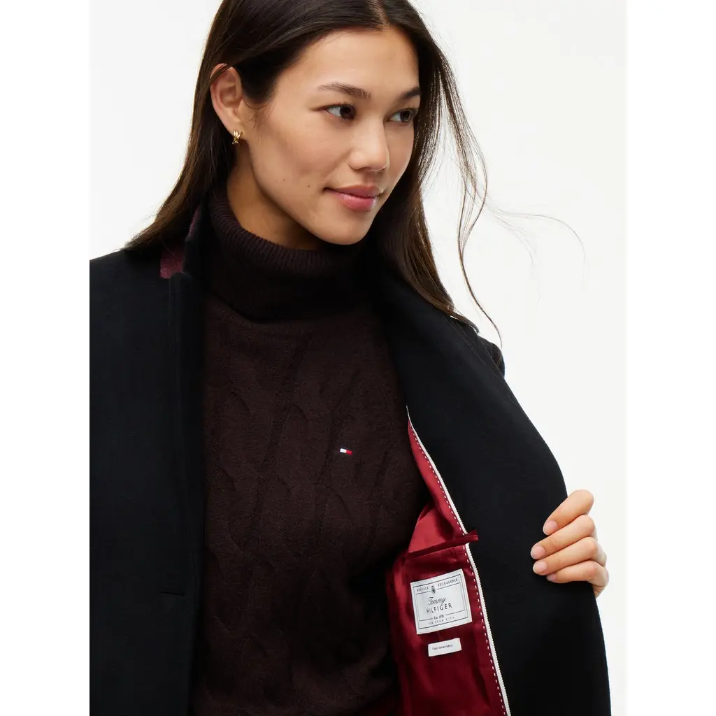 Tommy-Hilfiger-naisten-musta-villakangastakki