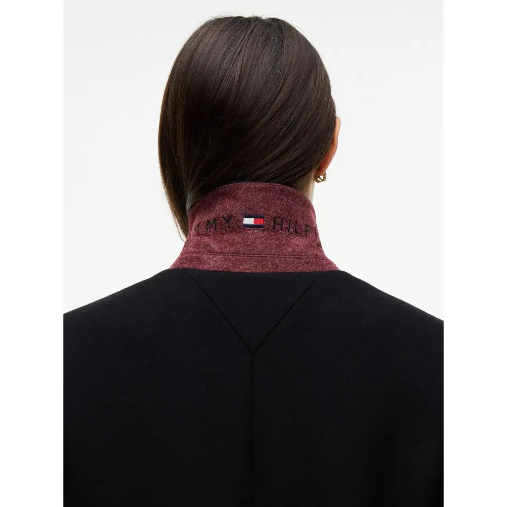 Tommy-Hilfiger-naisten-musta-villakangastakki
