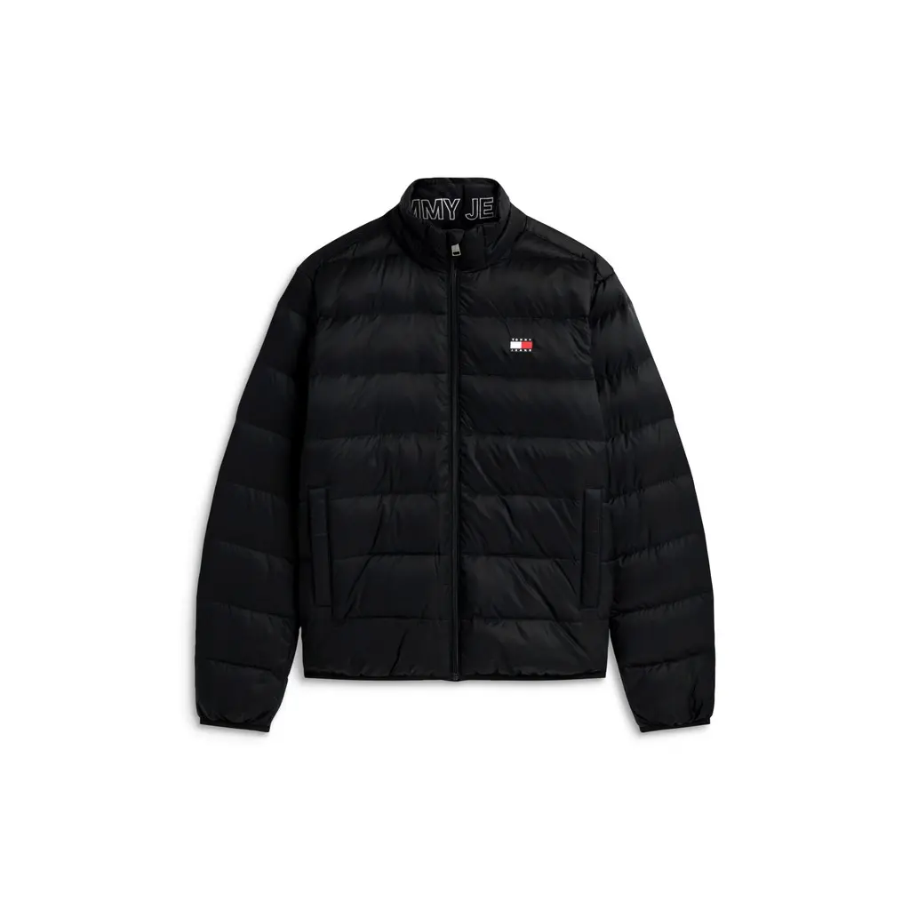 Tommy-Jeans-miesten-musta-kevyttoppatakki-ilman-huppua