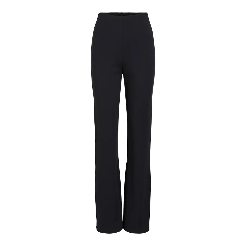 VILA-mustat-joustavat-korkeavyotaroiset-jerseyhousut-bootcut-lahkeella