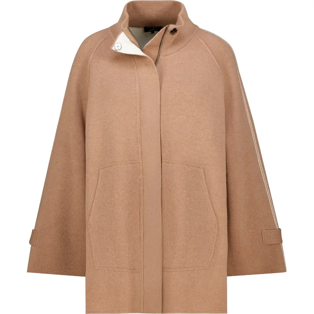 monari-tummanbeige-naisten-rento-vetojetkullinen-neuleviitta