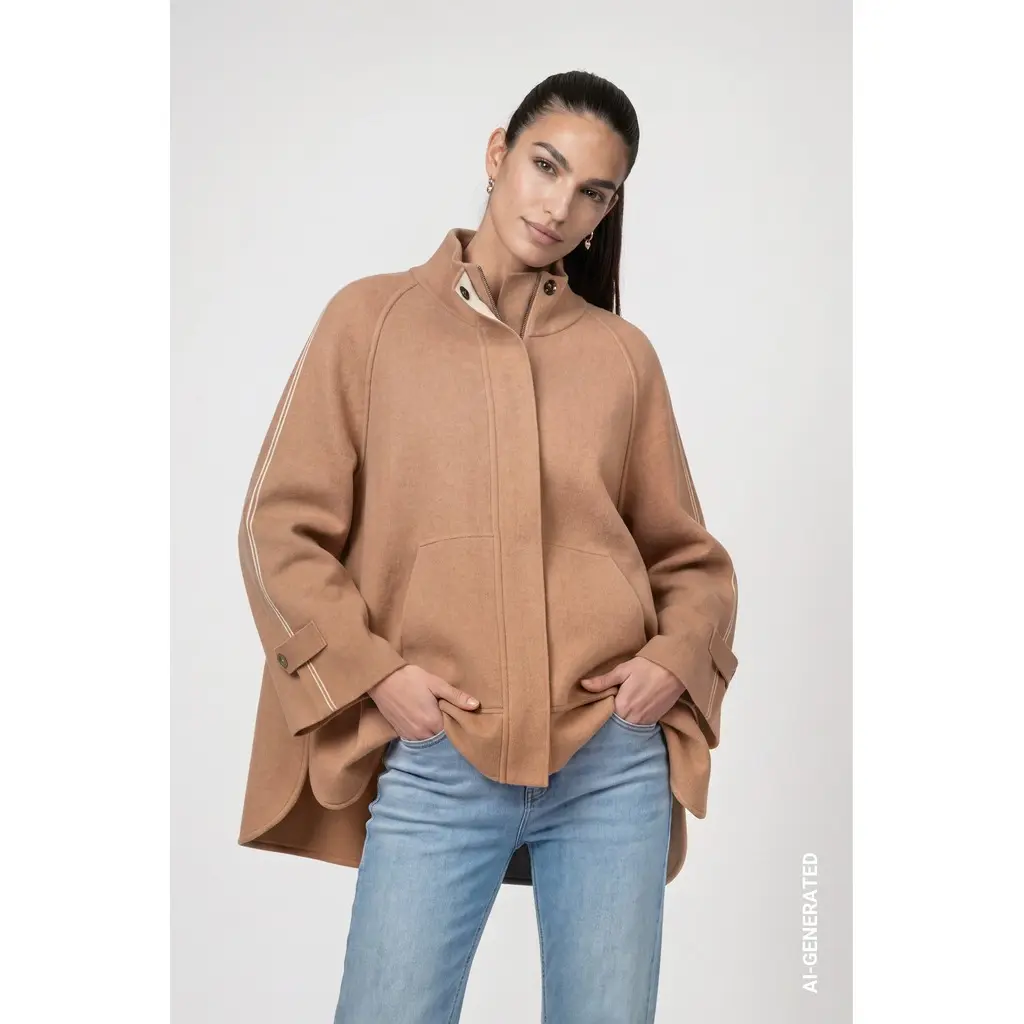 monari-tummanbeige-naisten-rento-vetojetkullinen-neuleviitta
