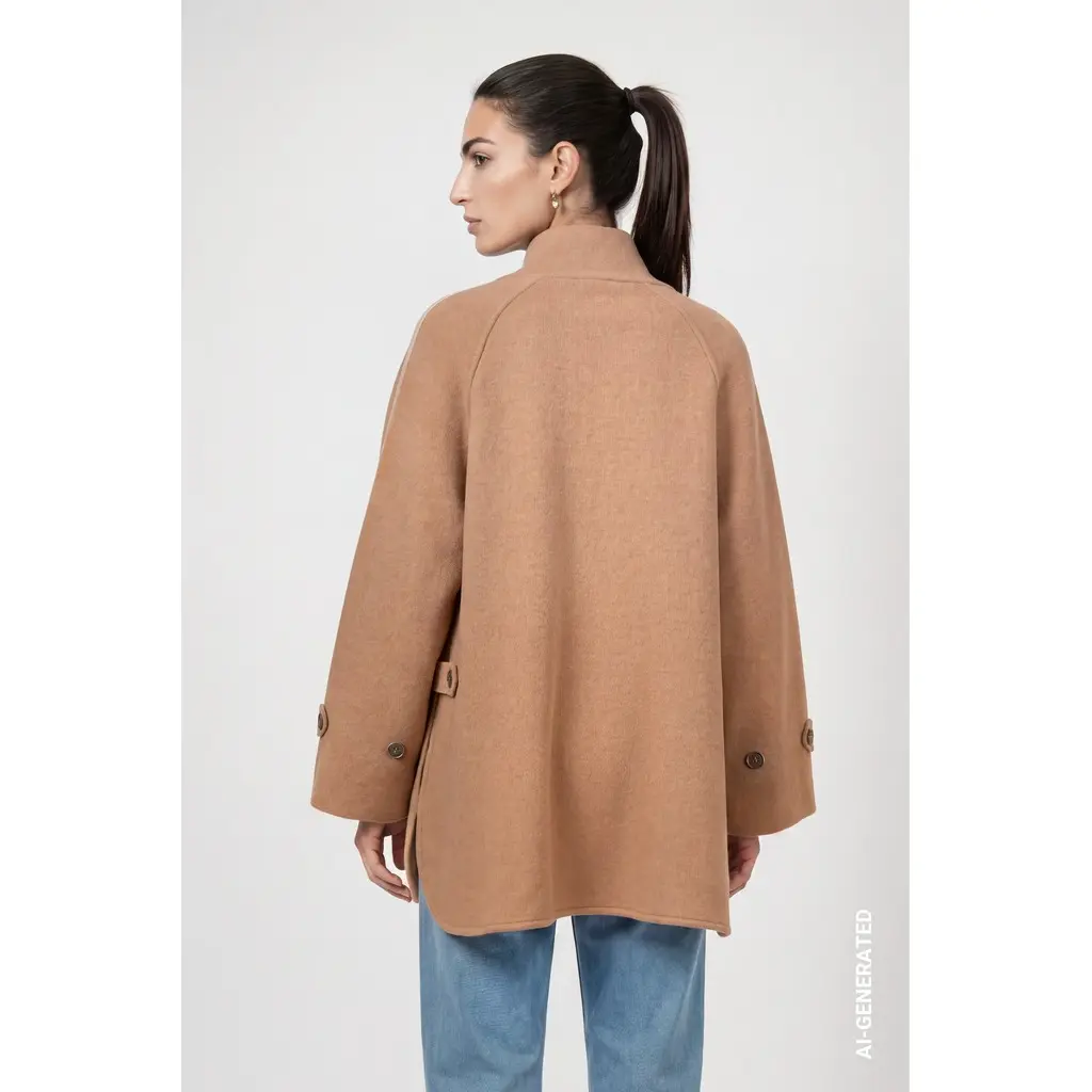 monari-tummanbeige-naisten-rento-vetojetkullinen-neuleviitta