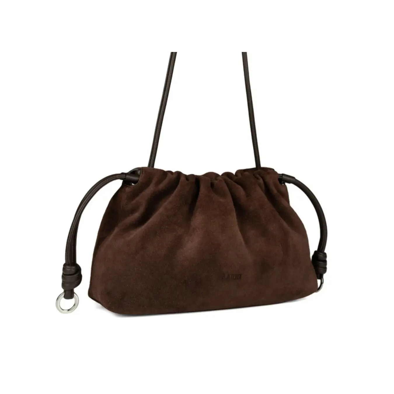 Aarni-tummanruskea-mokkapintainen-hirvennahkalaukku-linne-clutch