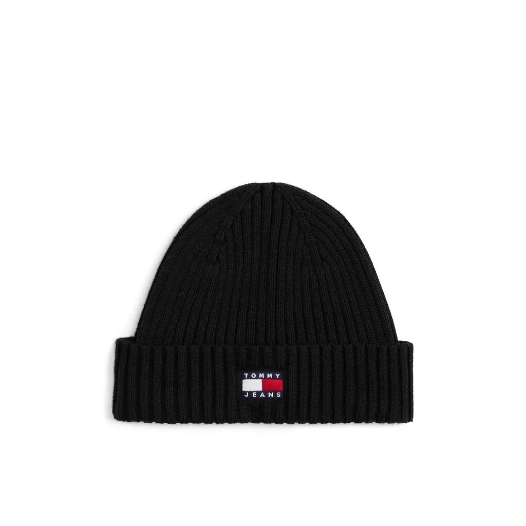 Tommy-Jeans-musta-neulepipo-logomerkilla