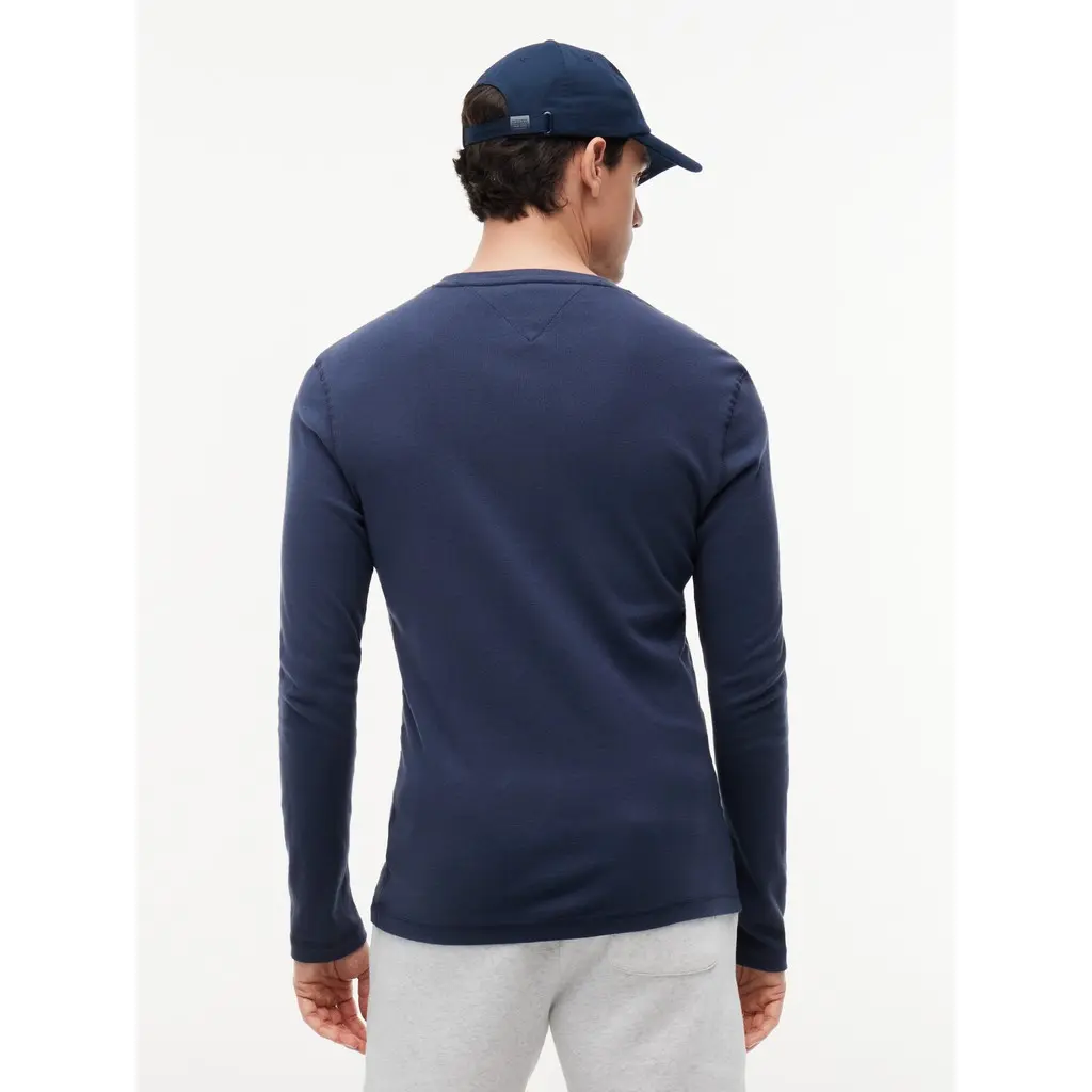 Tommy-Jeans-tummansininen-miesten-pitkahihanen-puuvillainen-trikoopaita