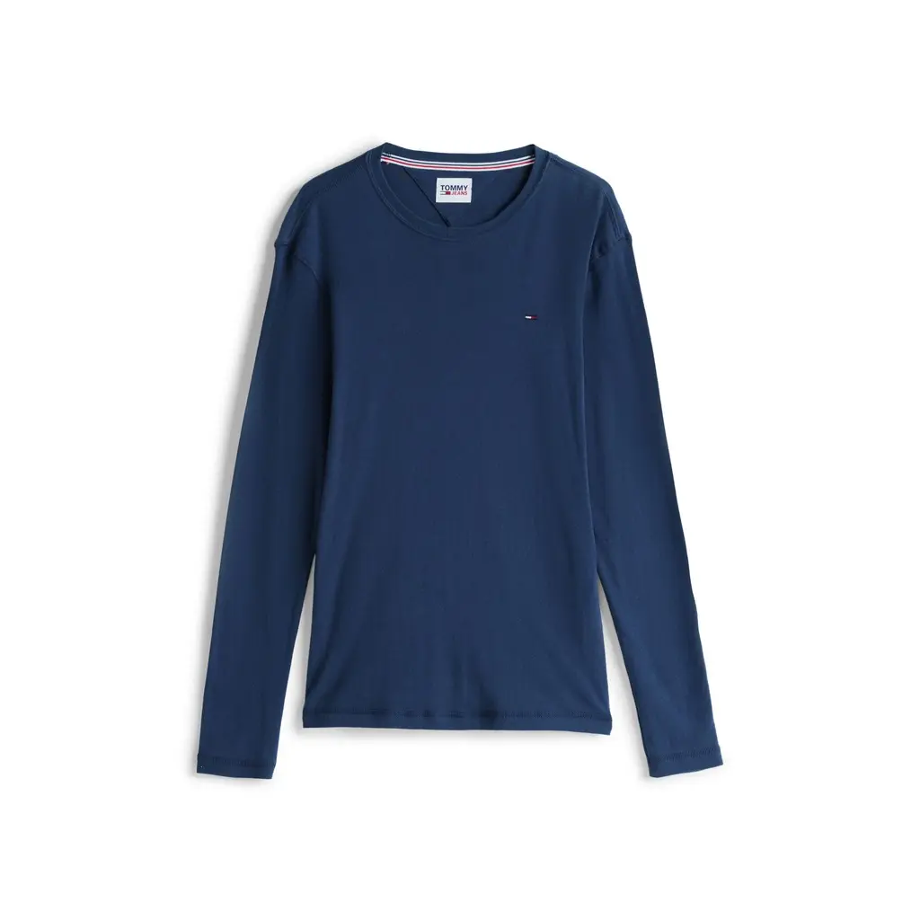 Tommy-Jeans-tummansininen-miesten-pitkahihanen-puuvillainen-trikoopaita