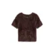 VERO-MODA-tummanruskea-naisten-porroneule-lyhyella-hihalla